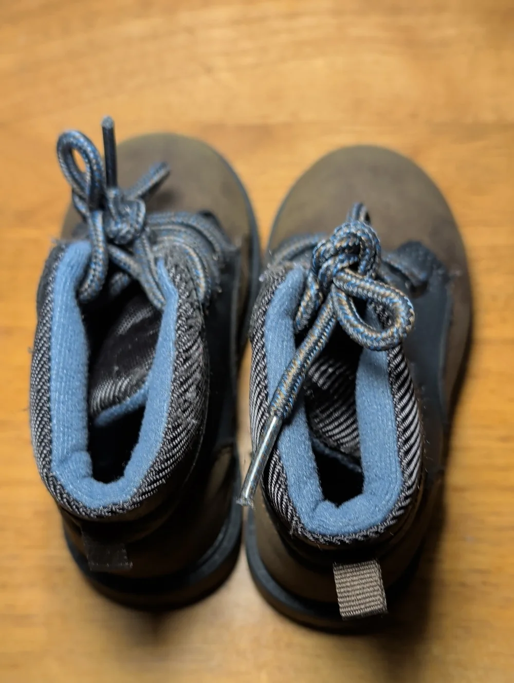 Oshkosh B'Gosh Murphy Boots Brown Blue Lace-Up Toddler Boys Size 6
